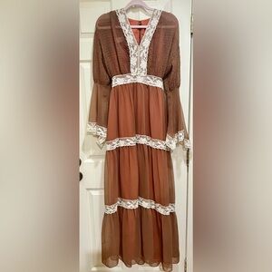Vintage Boho Maxi Dress